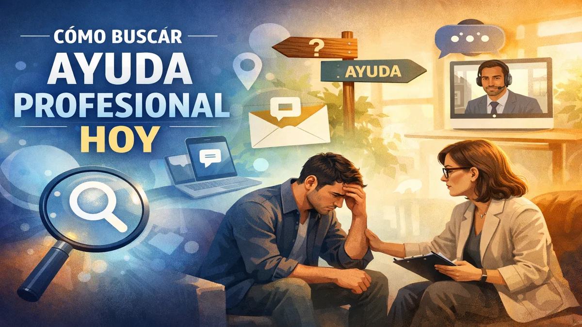 Como buscar Ayuda Profesional Hoy