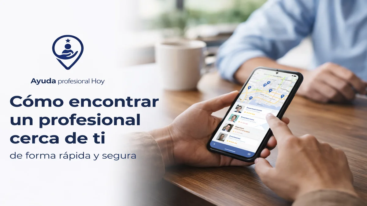 Cómo encontrar un profesional cerca de ti de forma rápida y segura