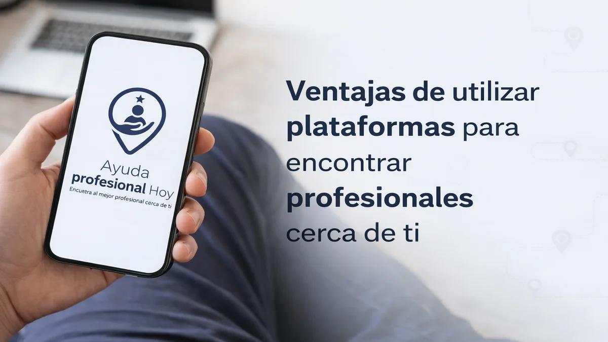 Ventajas de utilizar plataformas para encontrar profesionales cerca de ti