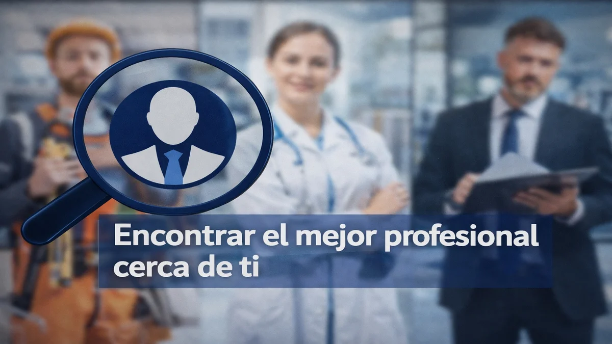 Encontrar el mejor profesional cerca de ti