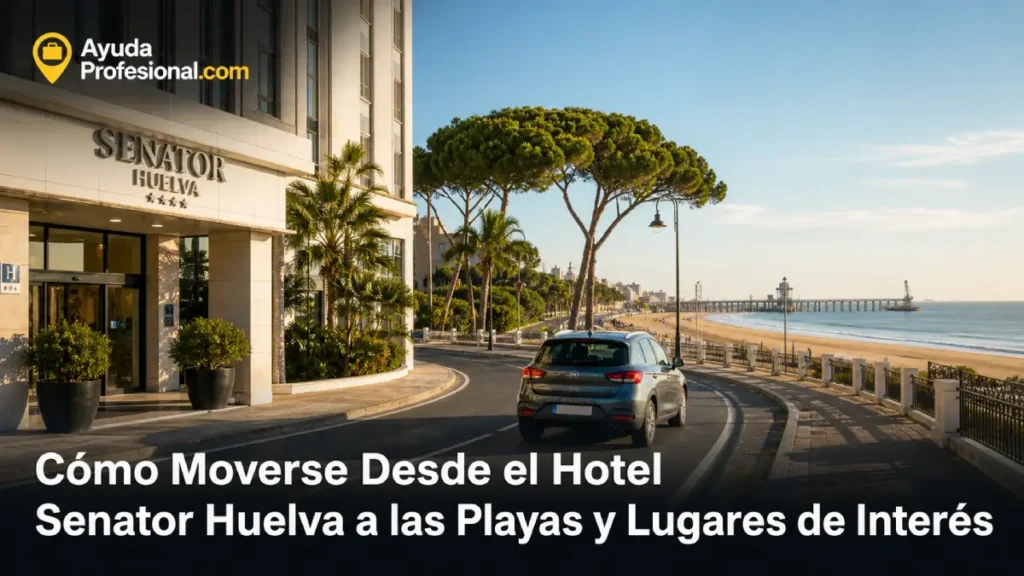 Cómo Moverse Desde el Hotel Senator Huelva a las Playas y Lugares de Interés